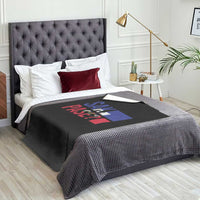 Sak Pase Haitian Creole Throw Blanket Haiti Flag Heritage Pride