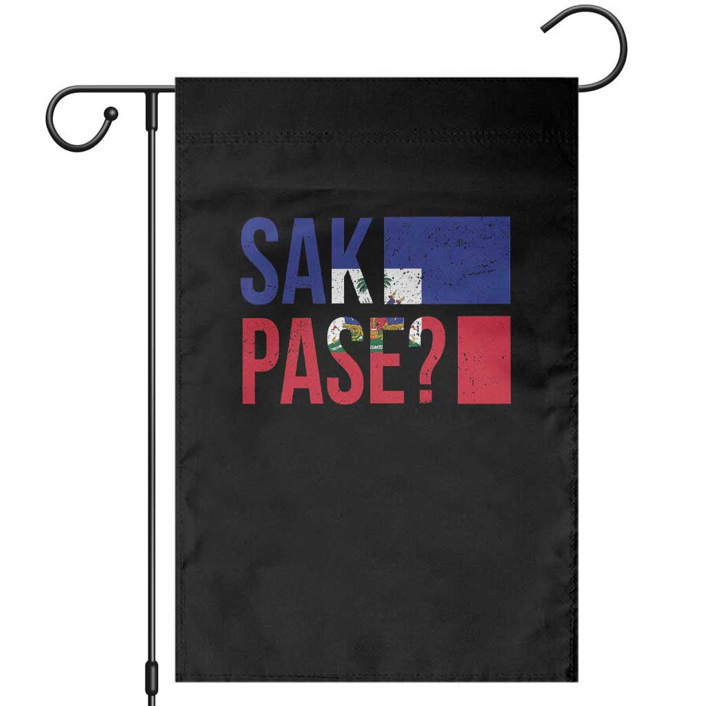Sak Pase Haitian Creole Garden Flag Haiti Flag Heritage Pride