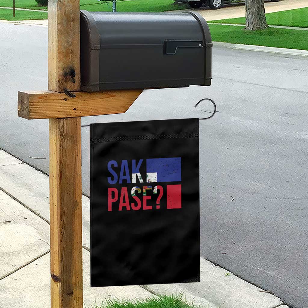 Sak Pase Haitian Creole Garden Flag Haiti Flag Heritage Pride