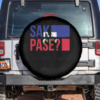 Sak Pase Haitian Creole Spare Tire Cover Haiti Flag Heritage Pride