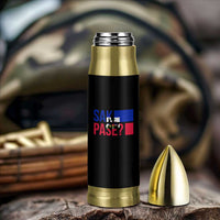 Sak Pase Haitian Creole Bullet Tumbler Haiti Flag Heritage Pride