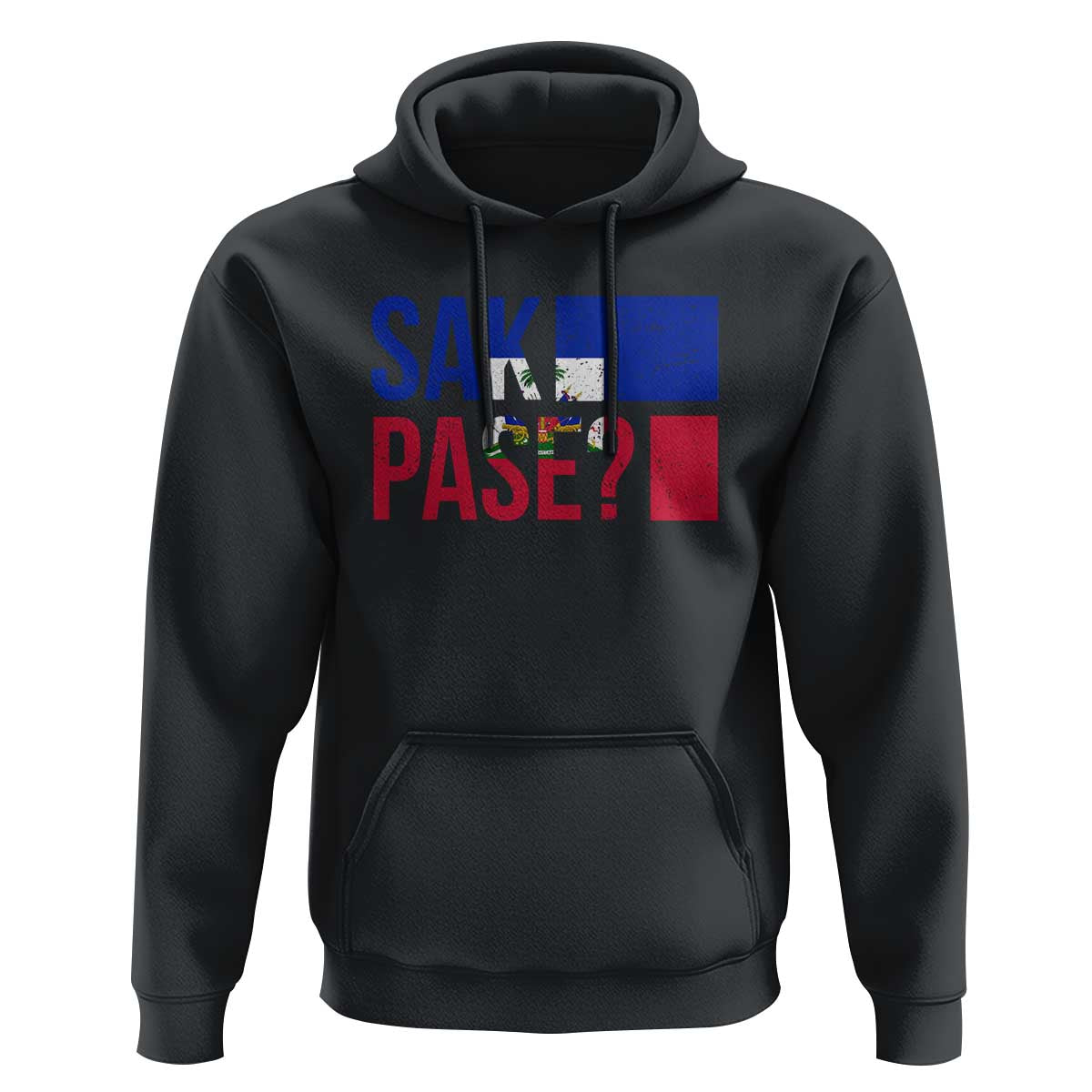 Sak Pase Haitian Creole Hoodie Haiti Flag Heritage Pride