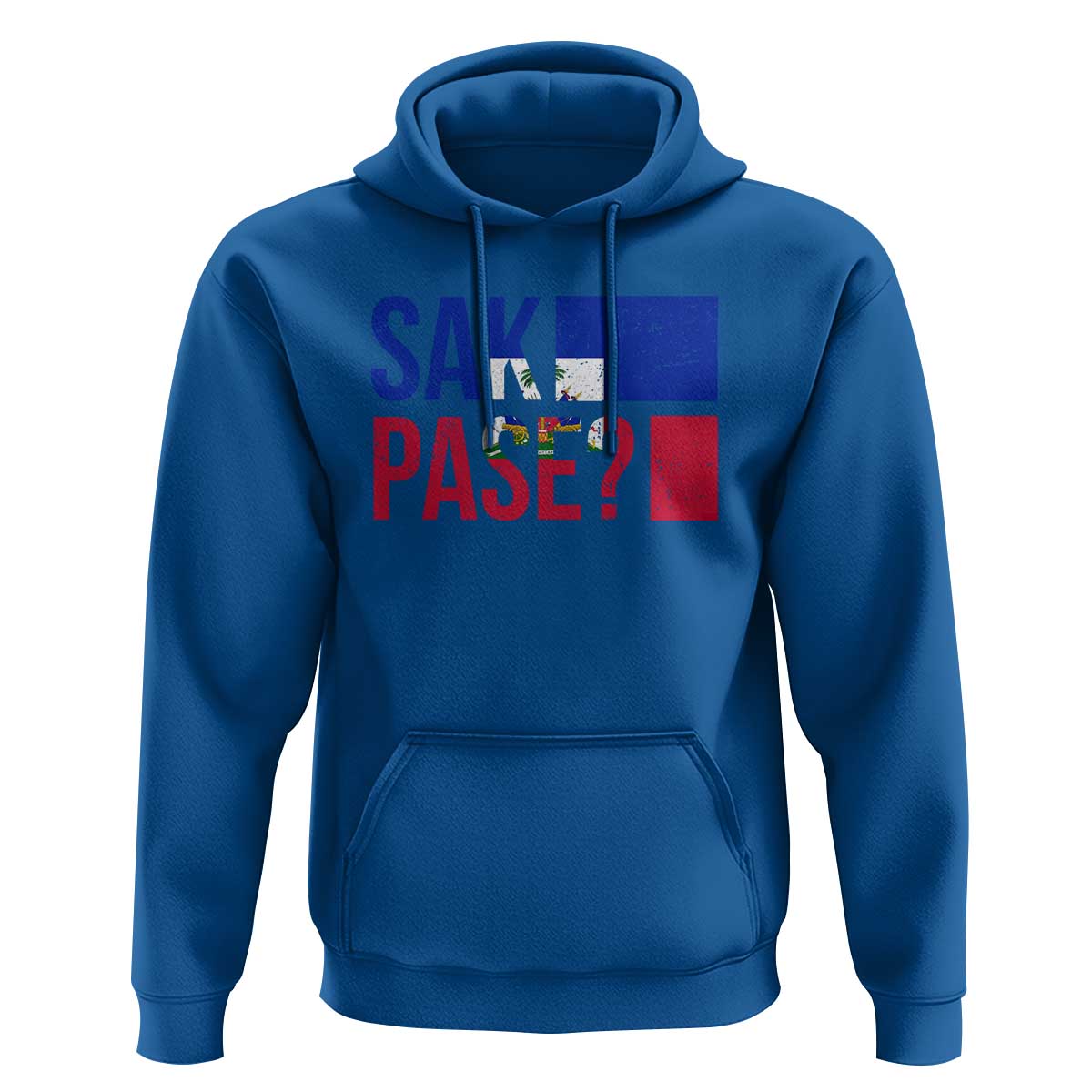 Sak Pase Haitian Creole Hoodie Haiti Flag Heritage Pride