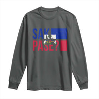 Sak Pase Haitian Creole Long Sleeve Shirt Haiti Flag Heritage Pride