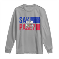 Sak Pase Haitian Creole Long Sleeve Shirt Haiti Flag Heritage Pride