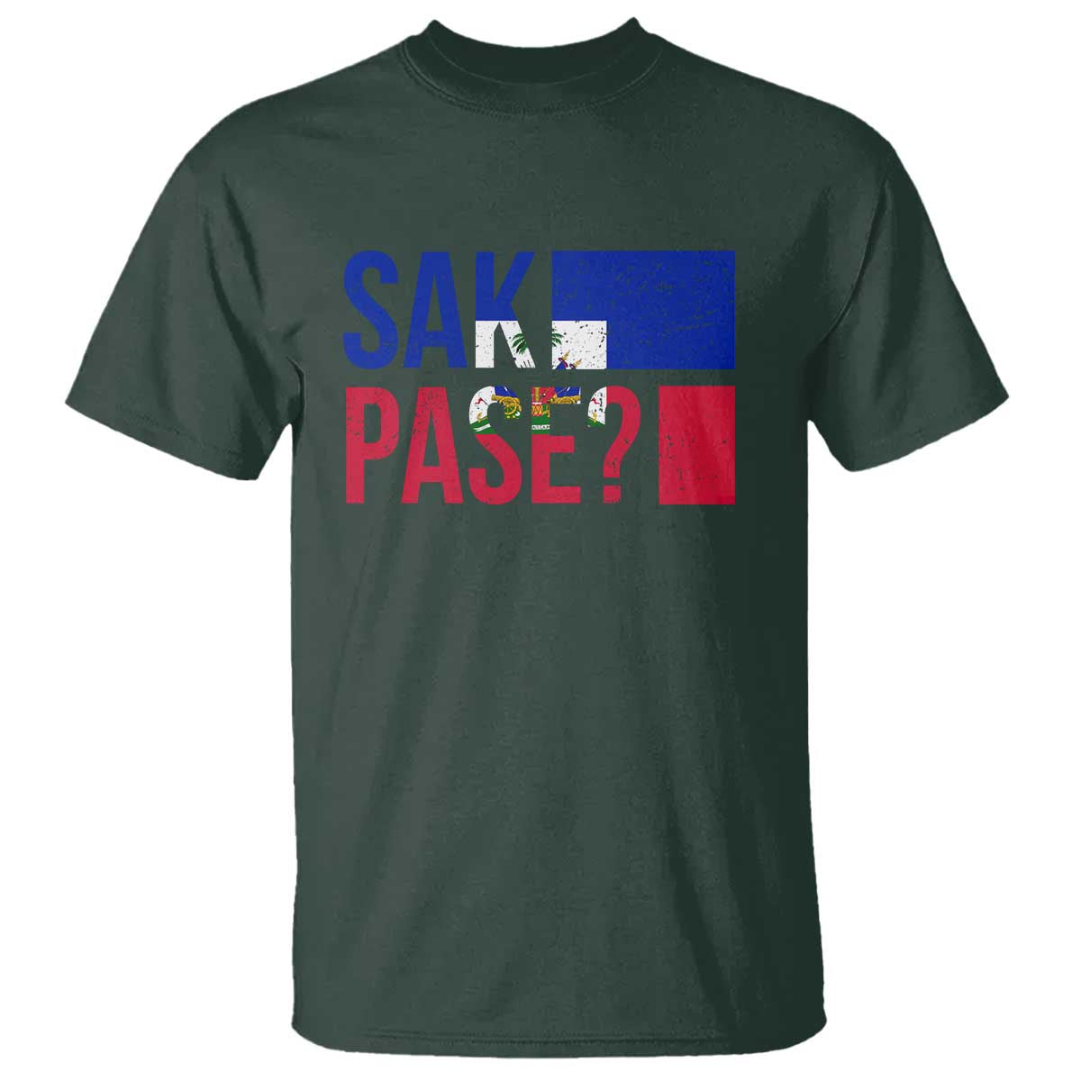 Sak Pase Haitian Creole T Shirt Haiti Flag Heritage Pride