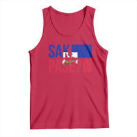 Sak Pase Haitian Creole Tank Top Haiti Flag Heritage Pride