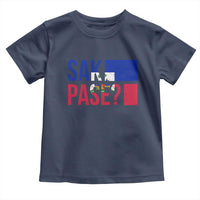 Sak Pase Haitian Creole Toddler T Shirt Haiti Flag Heritage Pride