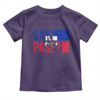 Sak Pase Haitian Creole Toddler T Shirt Haiti Flag Heritage Pride