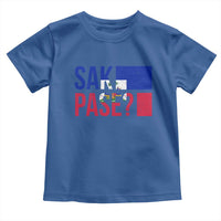 Sak Pase Haitian Creole Toddler T Shirt Haiti Flag Heritage Pride