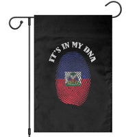 It's In My DNA Haitian Flag Fingerprint Graphic Garden Flag Haiti Heritage Pride