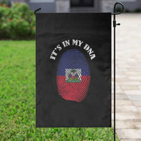 It's In My DNA Haitian Flag Fingerprint Graphic Garden Flag Haiti Heritage Pride