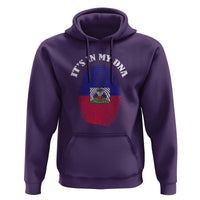 It's In My DNA Haitian Flag Fingerprint Graphic Hoodie Haiti Heritage Pride
