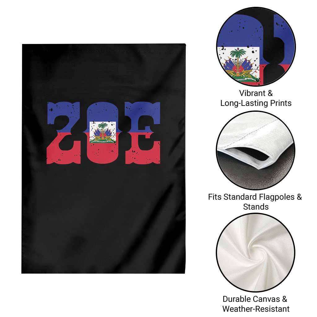 Zoe Haitian Pride Garden Flag Haiti Flag Culture Heritage Pride