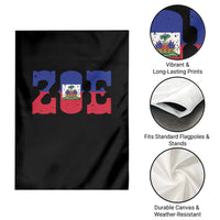Zoe Haitian Pride Garden Flag Haiti Flag Culture Heritage Pride