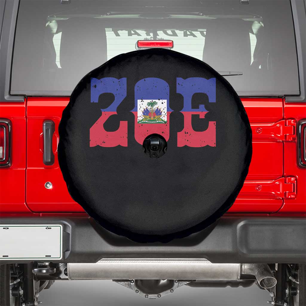 Zoe Haitian Pride Spare Tire Cover Haiti Flag Culture Heritage Pride