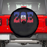 Zoe Haitian Pride Spare Tire Cover Haiti Flag Culture Heritage Pride