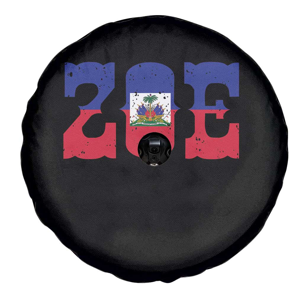 Zoe Haitian Pride Spare Tire Cover Haiti Flag Culture Heritage Pride