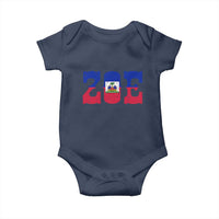 Zoe Haitian Pride Baby Onesie Haiti Flag Culture Heritage Pride