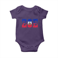 Zoe Haitian Pride Baby Onesie Haiti Flag Culture Heritage Pride