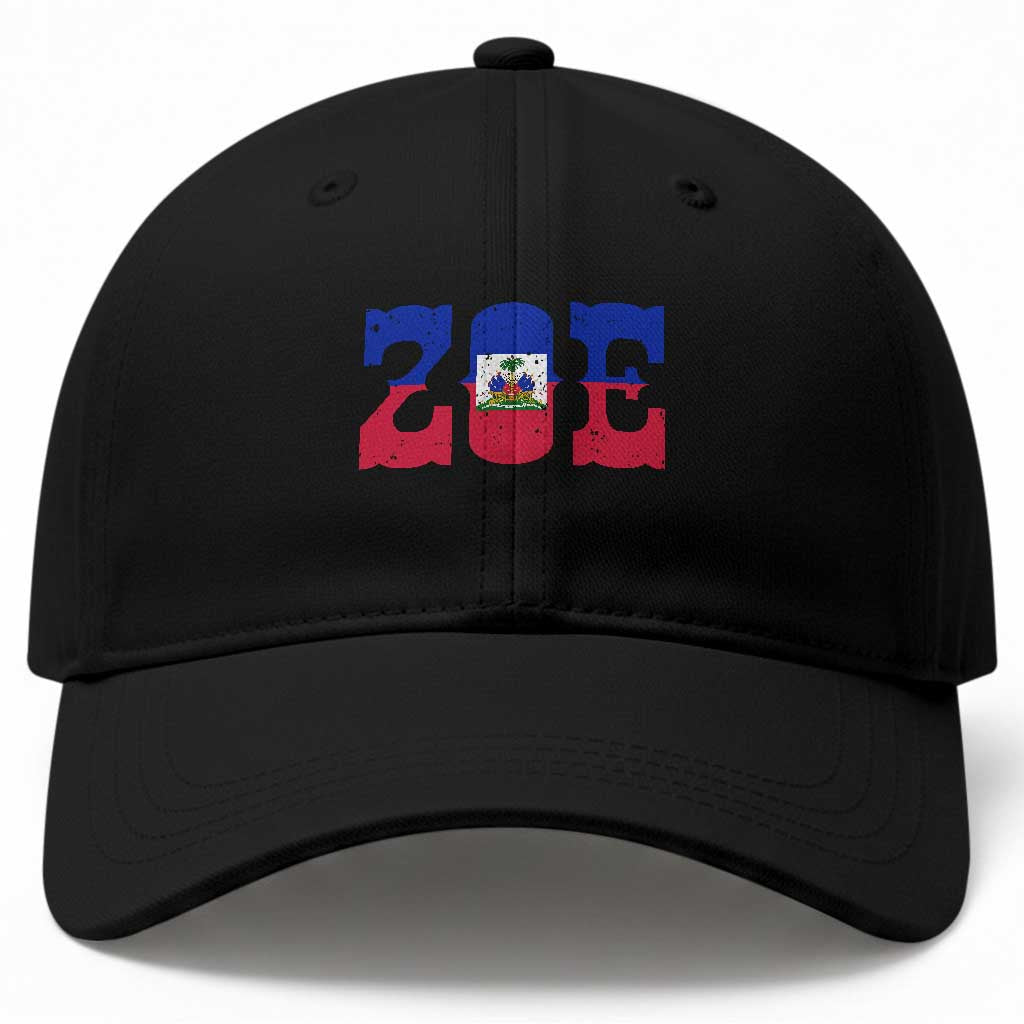 Zoe Haitian Pride Baseball Cap Haiti Flag Culture Heritage Pride