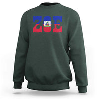Zoe Haitian Pride Sweatshirt Haiti Flag Culture Heritage Pride