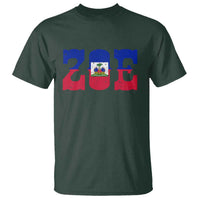 Zoe Haitian Pride T Shirt Haiti Flag Culture Heritage Pride