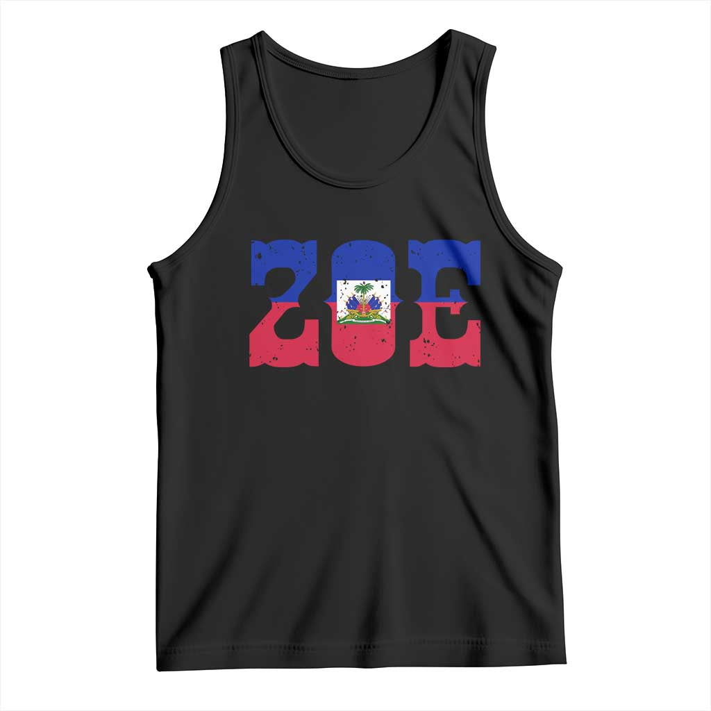Zoe Haitian Pride Tank Top Haiti Flag Culture Heritage Pride