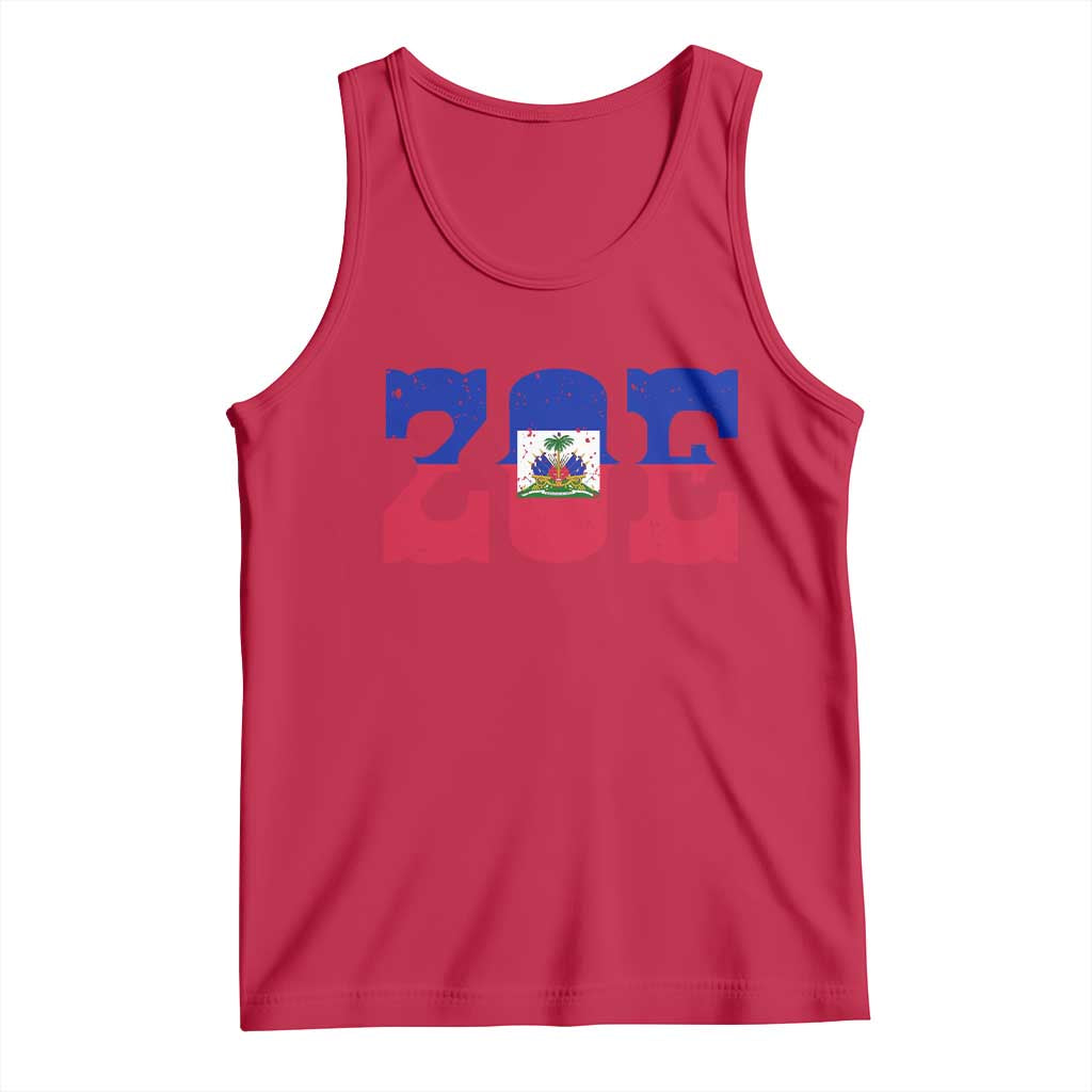 Zoe Haitian Pride Tank Top Haiti Flag Culture Heritage Pride