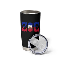 Zoe Haitian Pride Tumbler Cup Haiti Flag Culture Heritage Pride