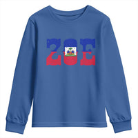 Zoe Haitian Pride Youth Sweatshirt Haiti Flag Culture Heritage Pride