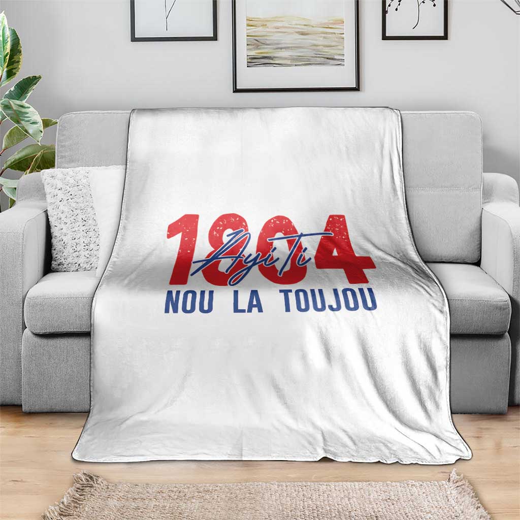 Haiti 1804 Ayiti Nou La Toujou Throw Blanket Independence Haiti Heritage Pride