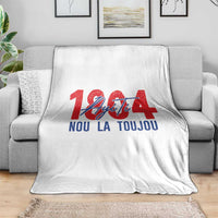 Haiti 1804 Ayiti Nou La Toujou Throw Blanket Independence Haiti Heritage Pride