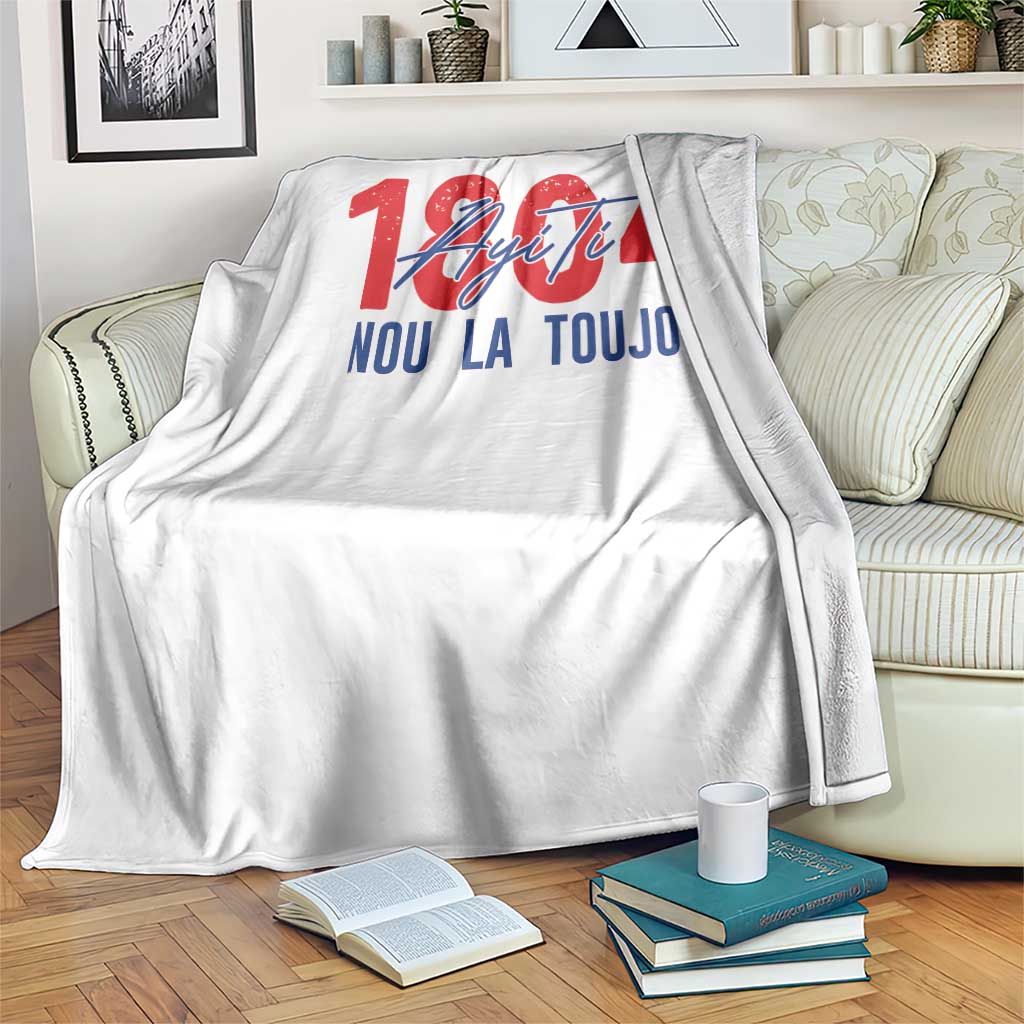 Haiti 1804 Ayiti Nou La Toujou Throw Blanket Independence Haiti Heritage Pride