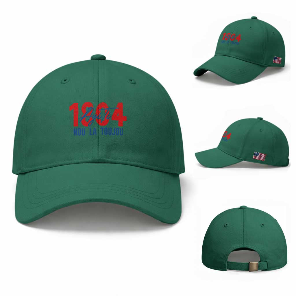 Haiti 1804 Ayiti Nou La Toujou Baseball Cap Independence Haiti Heritage Pride