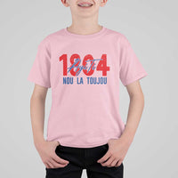 Haiti 1804 Ayiti Nou La Toujou T Shirt For Kid Independence Haiti Heritage Pride