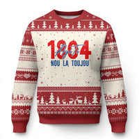 Haiti 1804 Ayiti Nou La Toujou Ugly Christmas Sweater Independence Haiti Heritage Pride