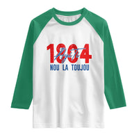 Haiti 1804 Ayiti Nou La Toujou Raglan Shirt Independence Haiti Heritage Pride