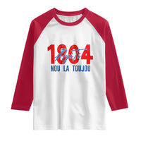 Haiti 1804 Ayiti Nou La Toujou Raglan Shirt Independence Haiti Heritage Pride