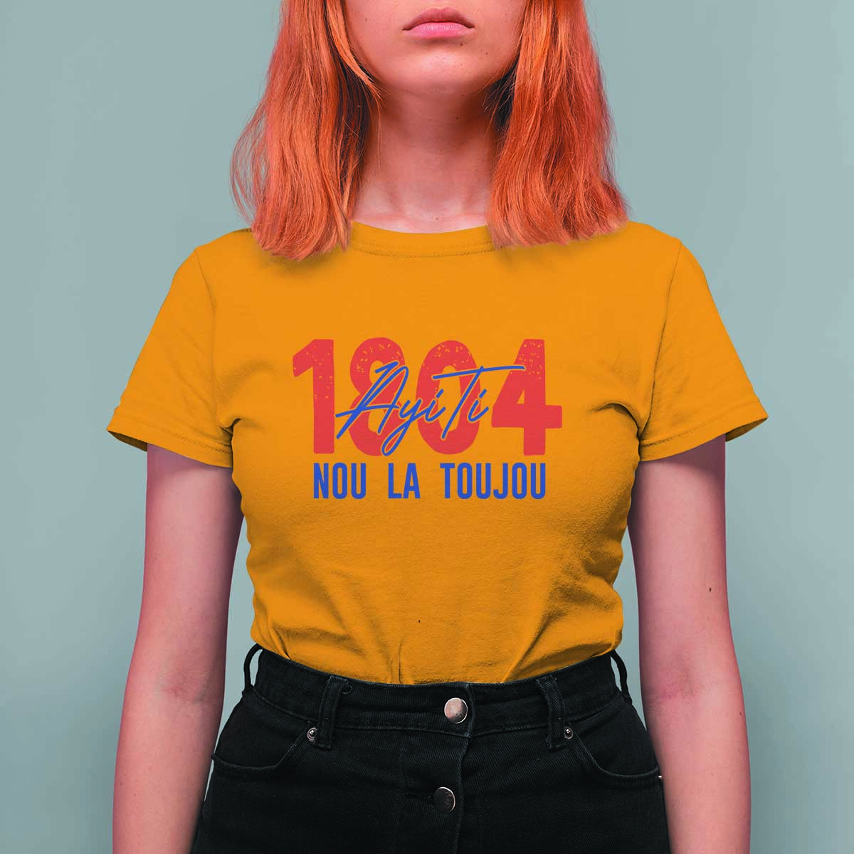 Haiti 1804 Ayiti Nou La Toujou T Shirt For Women Independence Haiti Heritage Pride