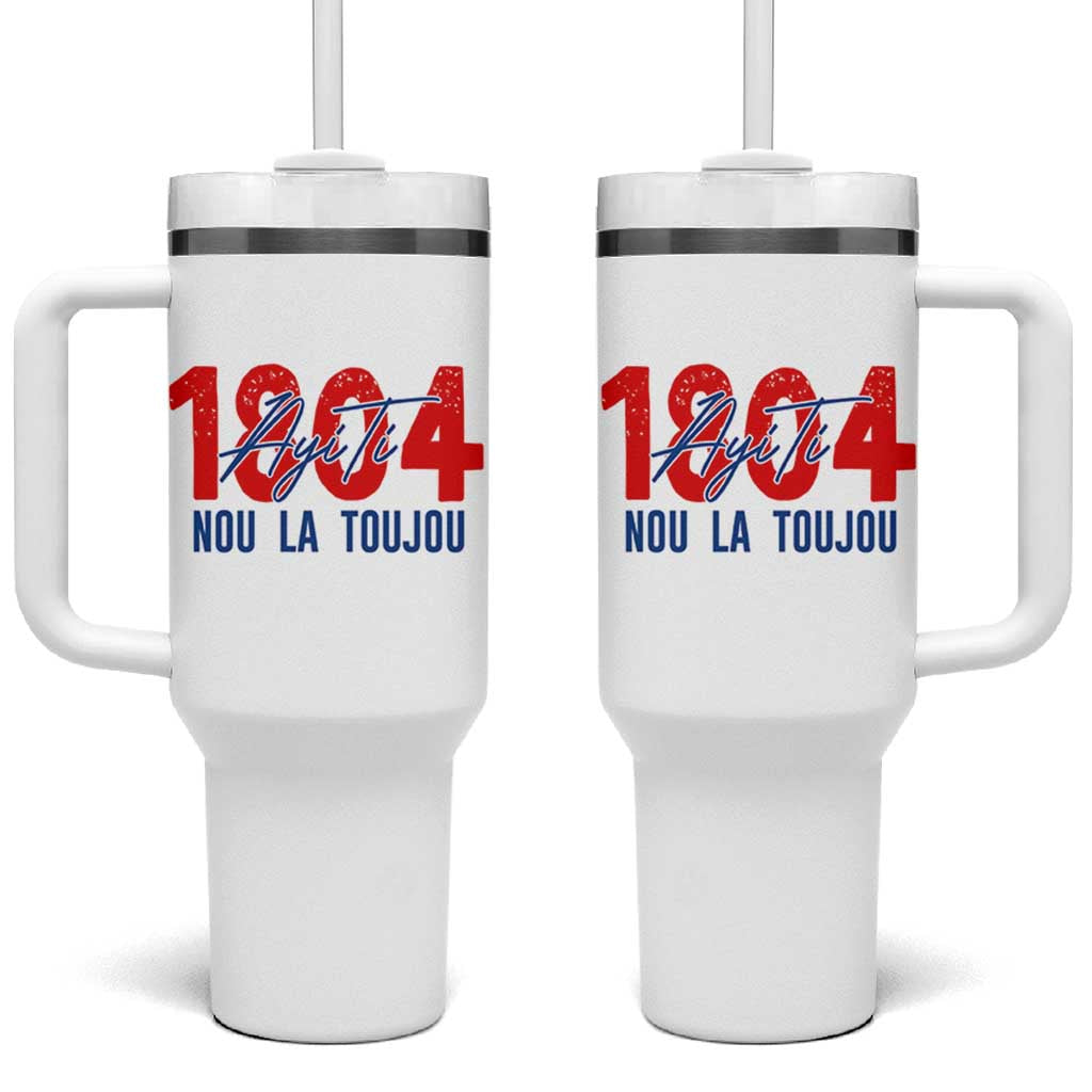 Haiti 1804 Ayiti Nou La Toujou Tumbler With Handle Independence Haiti Heritage Pride