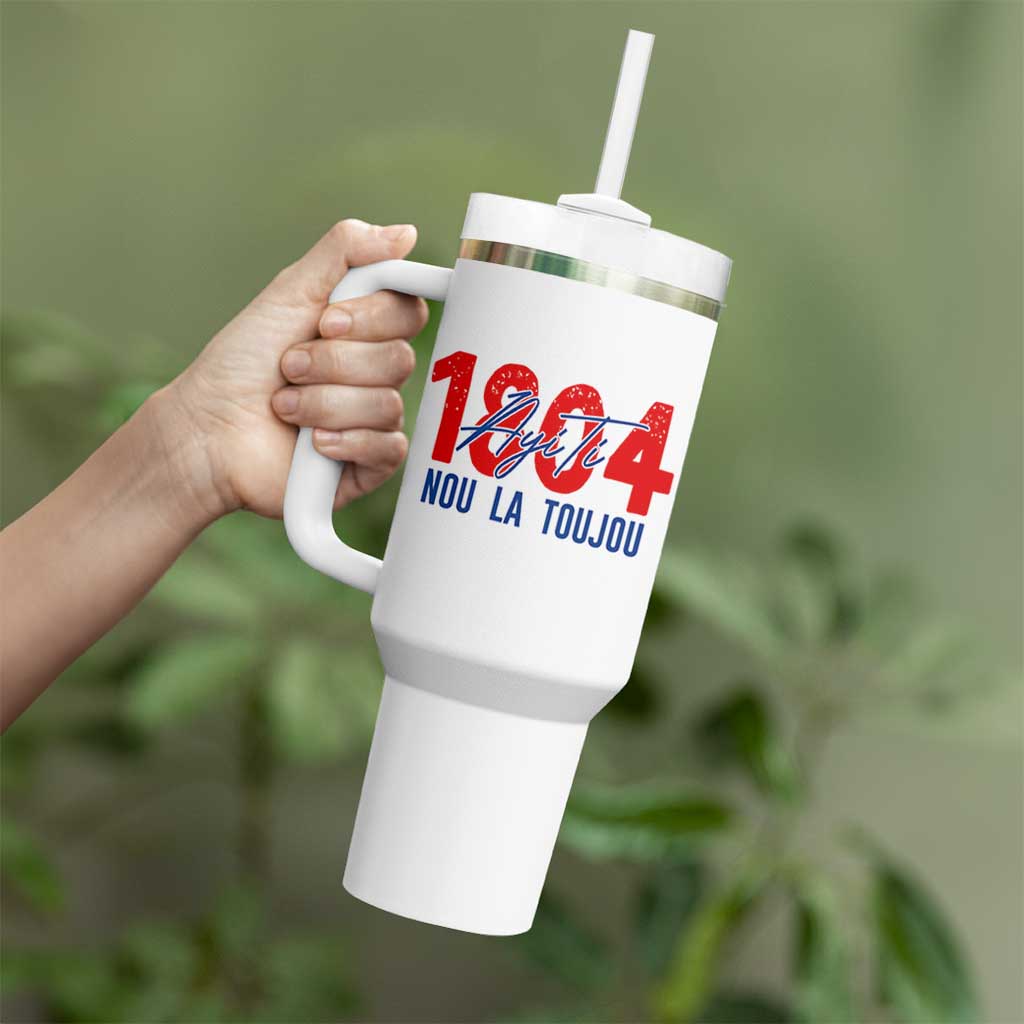 Haiti 1804 Ayiti Nou La Toujou Tumbler With Handle Independence Haiti Heritage Pride