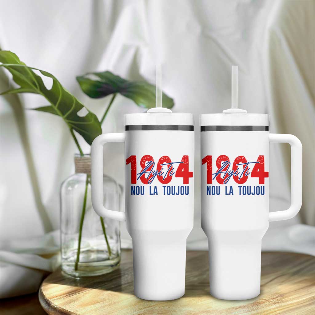 Haiti 1804 Ayiti Nou La Toujou Tumbler With Handle Independence Haiti Heritage Pride