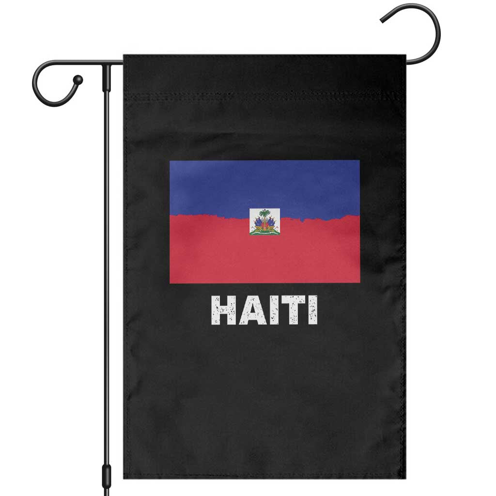 Vintage Distressed Haiti Flag Garden Flag Haitian Heritage Pride