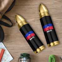 Vintage Distressed Haiti Flag Bullet Tumbler Haitian Heritage Pride