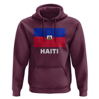 Vintage Distressed Haiti Flag Hoodie Haitian Heritage Pride