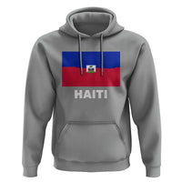 Vintage Distressed Haiti Flag Hoodie Haitian Heritage Pride