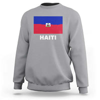 Vintage Distressed Haiti Flag Sweatshirt Haitian Heritage Pride