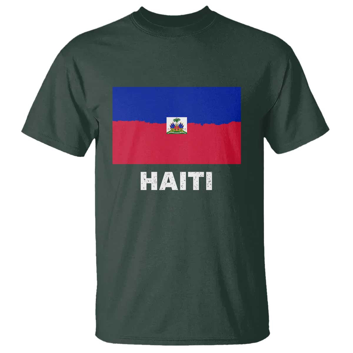 Vintage Distressed Haiti Flag T Shirt Haitian Heritage Pride