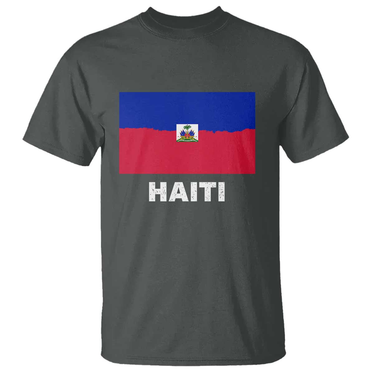 Vintage Distressed Haiti Flag T Shirt Haitian Heritage Pride